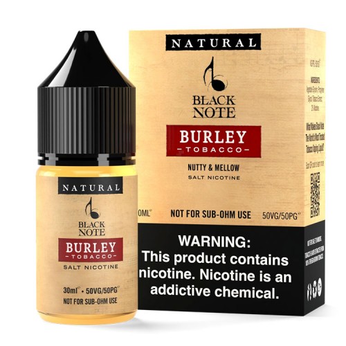 Black Note - Burley Tobacco Salt 30ML (Cevizli Tütün)