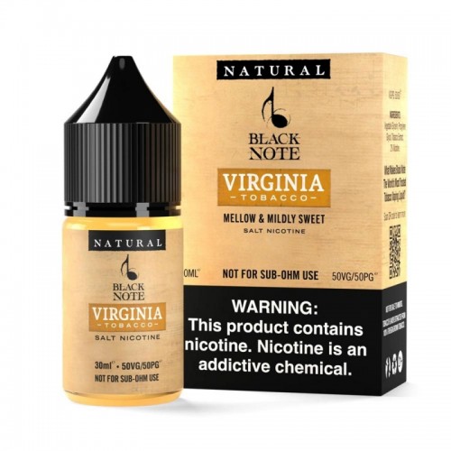 Black Note - Virginia Tobacco Salt 30ML (Tatlı Tütün)