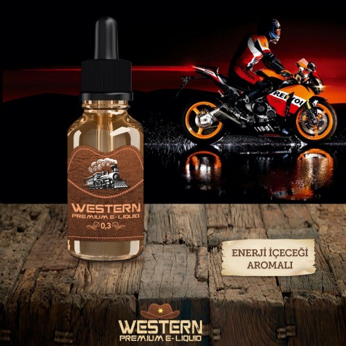 Western Premium - Enerji İçeceği Elektronik Sigara Likiti (30 ml)
