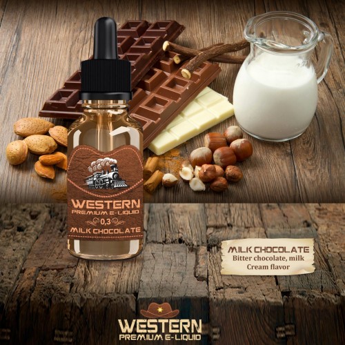 Western Premium - Milk Chocolate Elektronik Sigara Likiti (30 ml)
